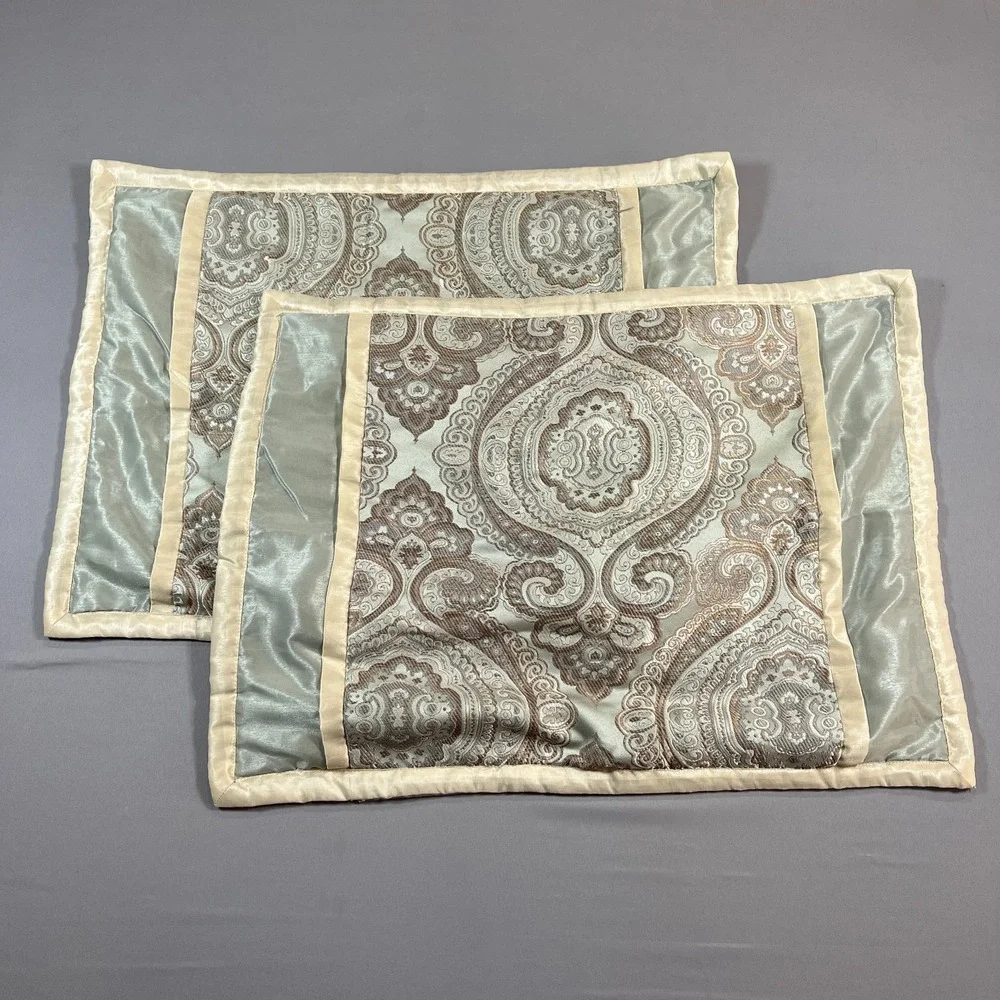 Set Of 2 Home Expressions By Jcpenney Standard Pillow Shams Multicolor Paisley